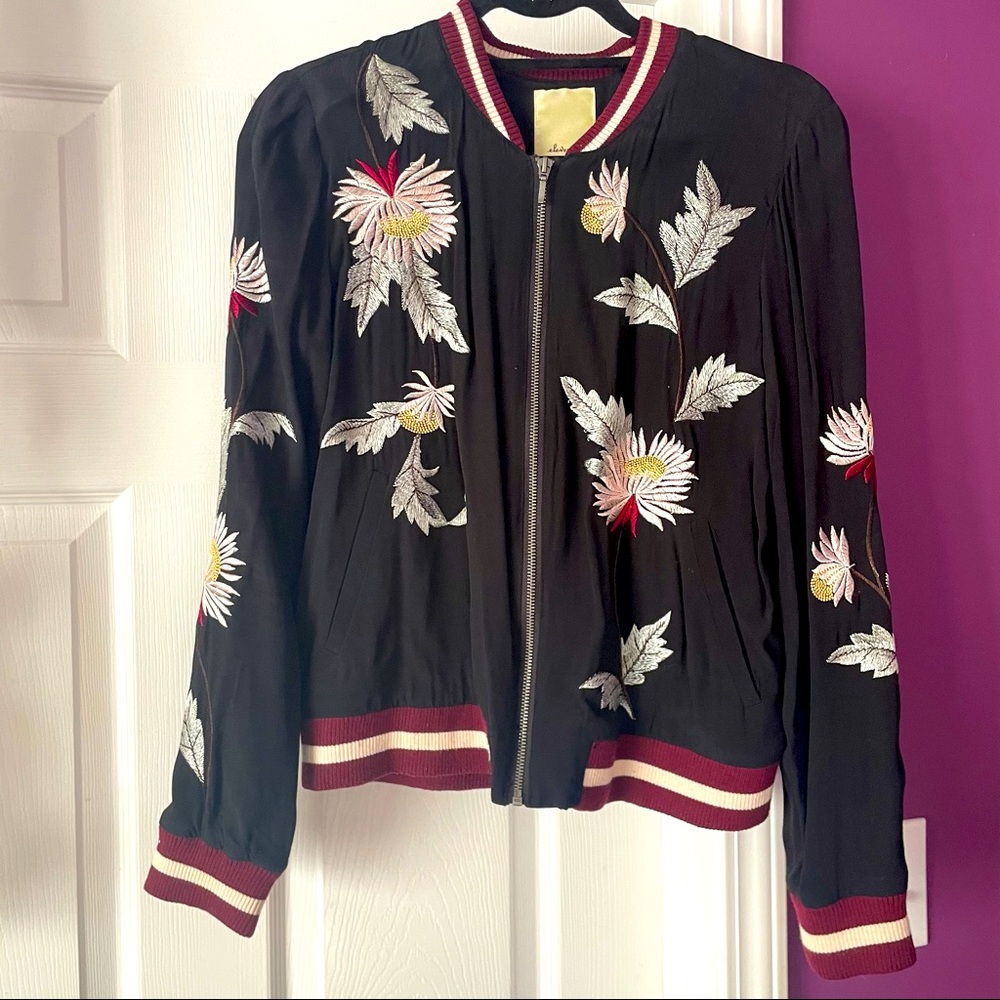 Anthropologie bomber jacket
